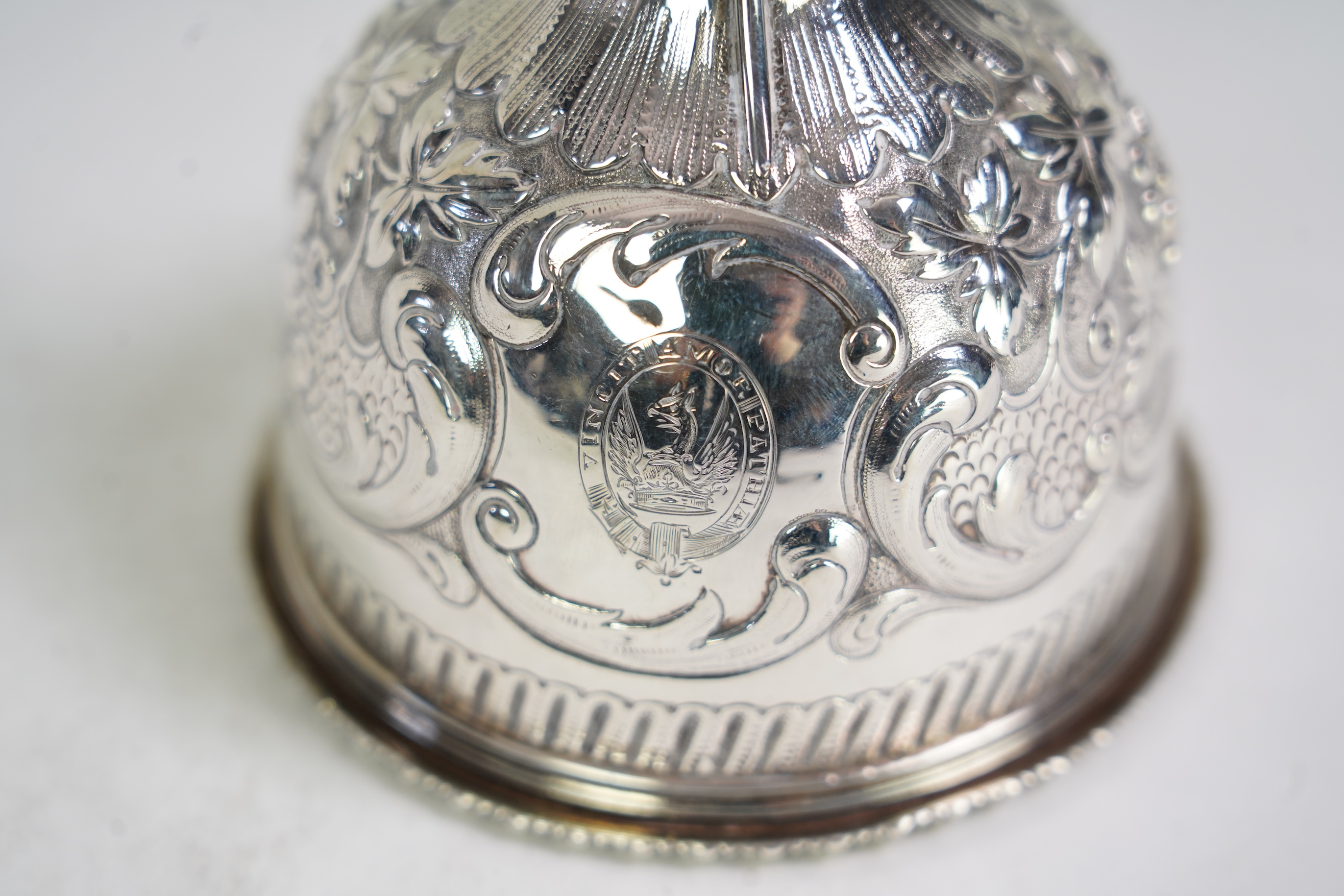 A George IV Irish silver wine funnel, by Stephen Bergin